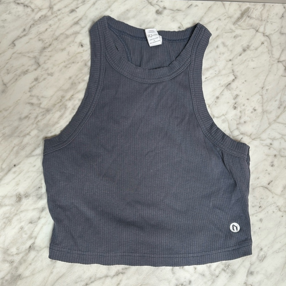 WIT crop top light grey